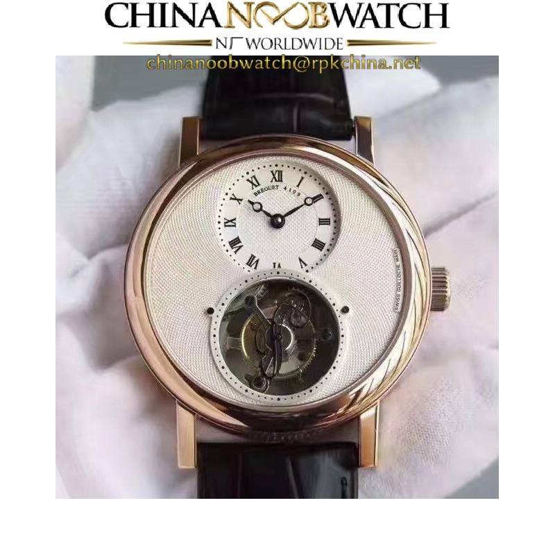 Replica Breguet Classique Complications Tourbillon 5357BA/1B/9V6 AX Rose Gold White Dial Swiss Tourbillon