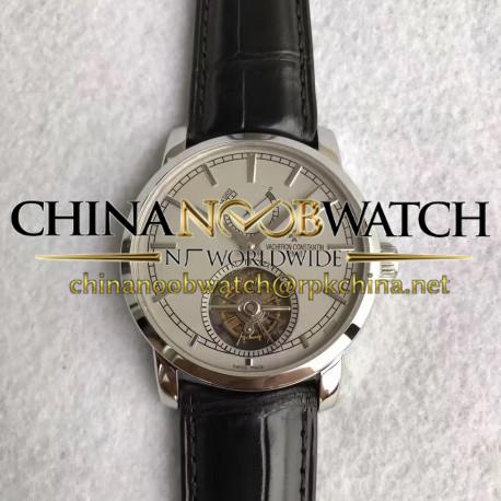 ReplicaVacheron Constantin Patrimony Traditionnelle 14-Day Tourbillon 89600 TF Stainless Steel White Dial Swiss 2260