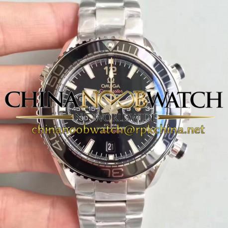 Replica Omega Seamaster Planet Ocean 600M Chronograph 215.30.46.51.01.001 JH Stainless Steel Black Dial Swiss 9900