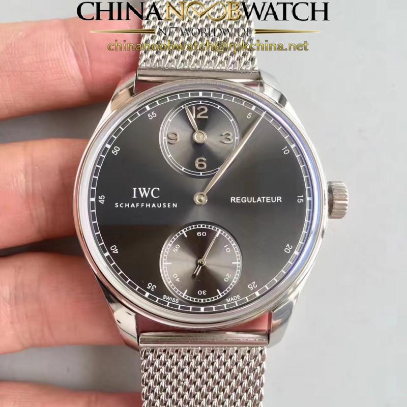 Replica IWC Portugieser Regulateur IW544401 YL Stainless Steel Anthracite Dial Swiss IWC 98245