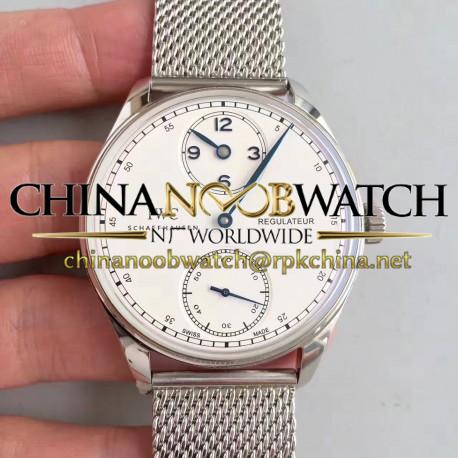 Replica IWC Portugieser Regulateur IW544401 YL Stainless Steel White Dial Swiss IWC 98245