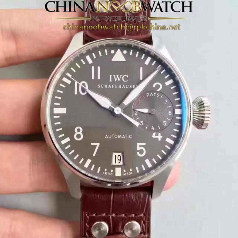 Replica IWC Big Pilot IW500912 ZF Stainless Steel Anthracite Dial Swiss 51111