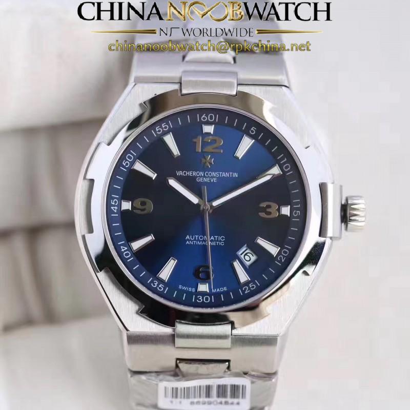 Replica Vacheron Constantin Overseas 47040 N Stainless Steel Blue Dial Swiss 2824-2