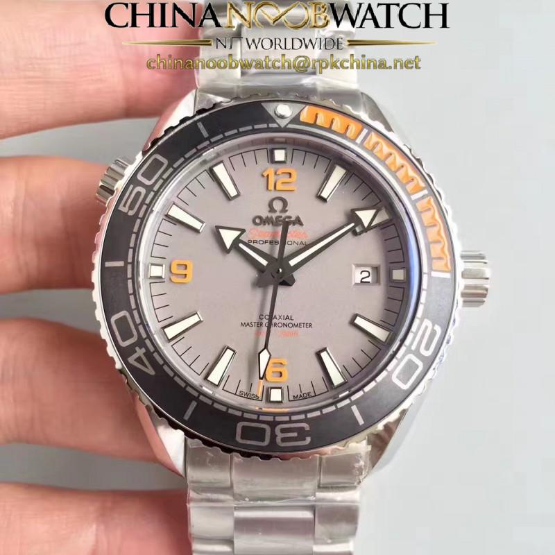 Replica Omega Seamaster Planet Ocean 600M 215.92.44.21.99.001 N Stainless Steel Grey Dial Swiss 8900