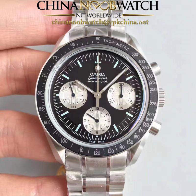 Replica Omega Speedmaster Moonwatch Speedy Tuesday 1978 311.32.42.30.01.001 JH Stainless Steel Black Dial Swiss 1861