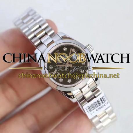 Replica Rolex Lady Datejust 28 279160 28MM N Stainless Steel Black Dial Swiss 2671