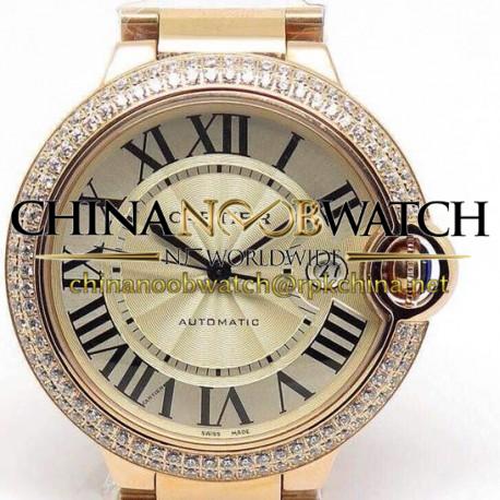 Replica Cartier Ballon Bleu 36MM Rose Gold Swiss ETA 2688