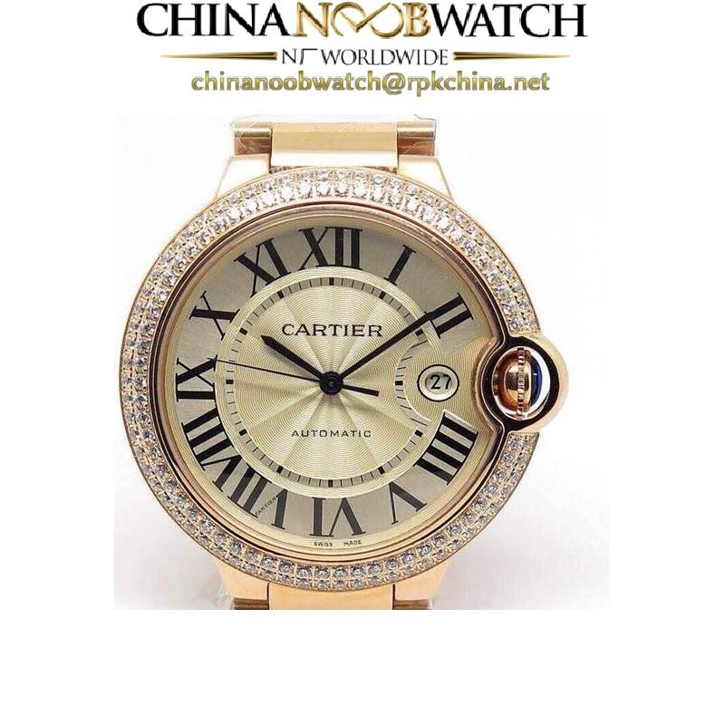 Replica Cartier Ballon Bleu 36MM Rose Gold Swiss ETA 2688