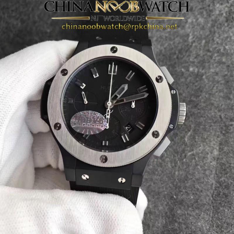 Replica Hublot Big Bang Evolution Ceramic Ice Bang 301.CK.1140.RX HBB V6 Ceramic Black Dial Swiss HUB4100